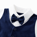 AMA™ Little Plaid Gentleman Kids Romper