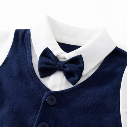 AMA™ Little Plaid Gentleman Kids Onesie