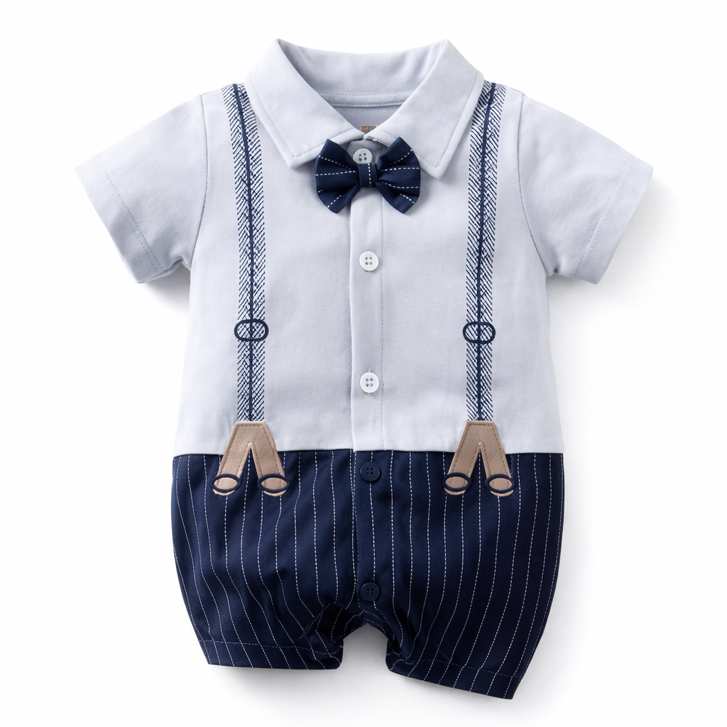 AMA™ Little Suspenders Gentleman Kids Onesie