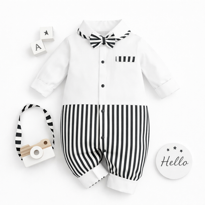 AMA™ Little Stripe Gentleman Kids Onesie