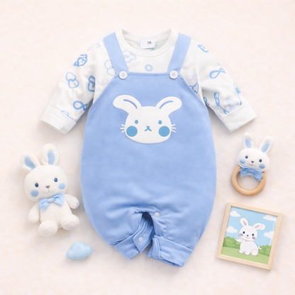 AMA™ Little Blue Bunny Kids Onesie