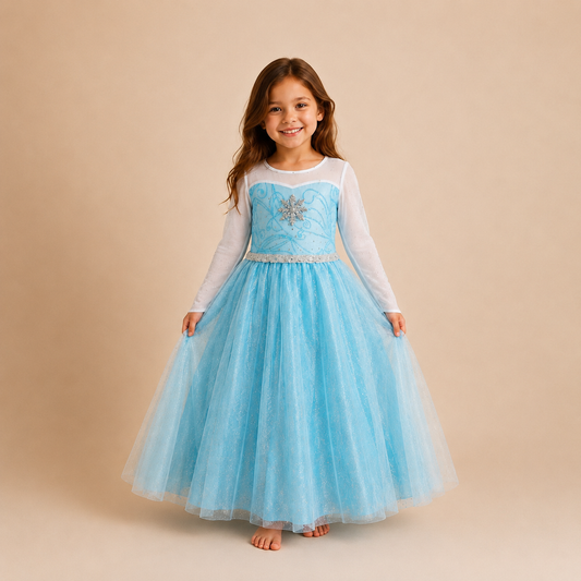 AMA™ Little Snow Princess Kids Dress