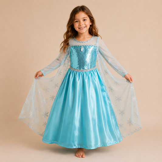 AMA™ Little Crystal Princess Kids Dress
