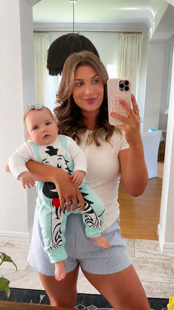 Ella K. | Zebra Bowtie, 3–6M