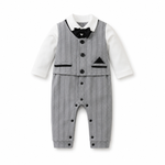 AMA™ Little Oxford Gentleman Kids Romper