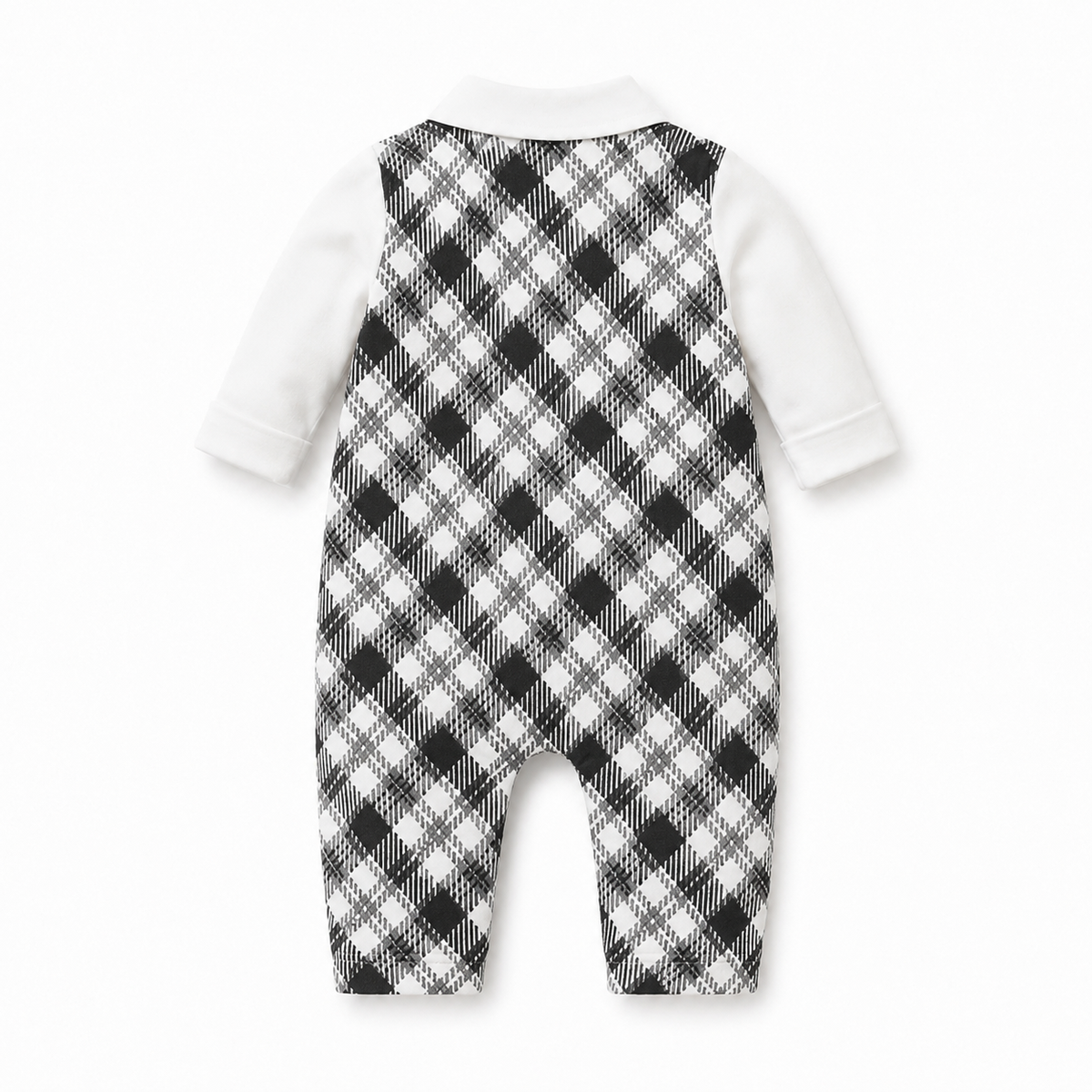 AMA™ Little Monochrome Gentleman Kids Romper