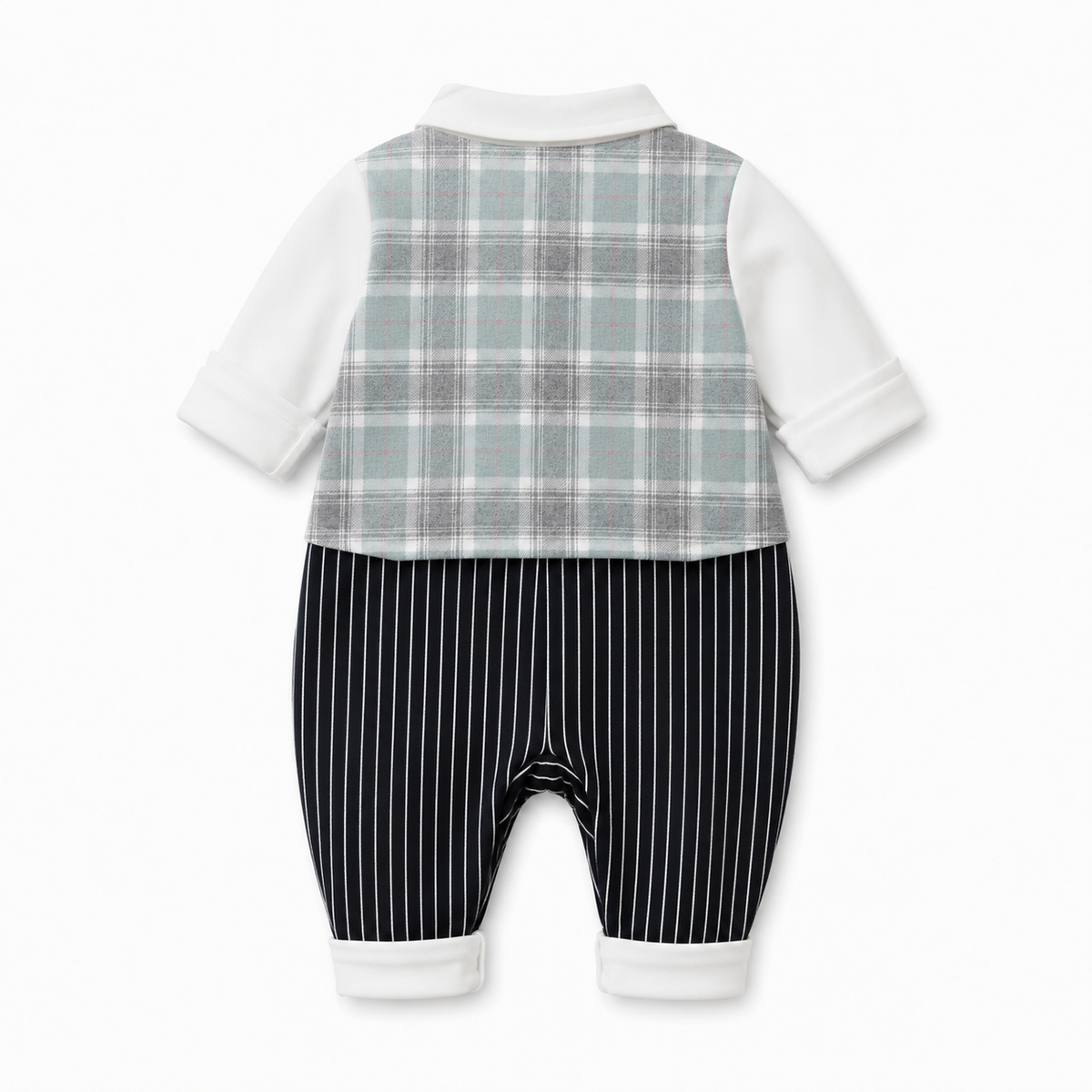AMA™ Little Mint Gentleman Kids Romper