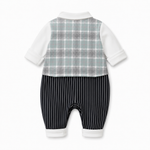 AMA™ Little Mint Gentleman Kids Romper