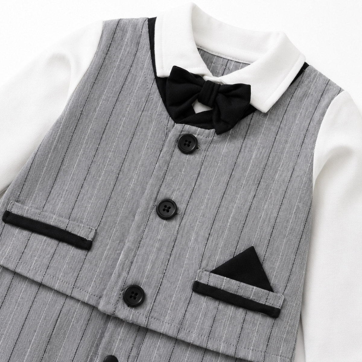 AMA™ Little Oxford Gentleman Kids Romper