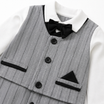 AMA™ Little Oxford Gentleman Kids Romper