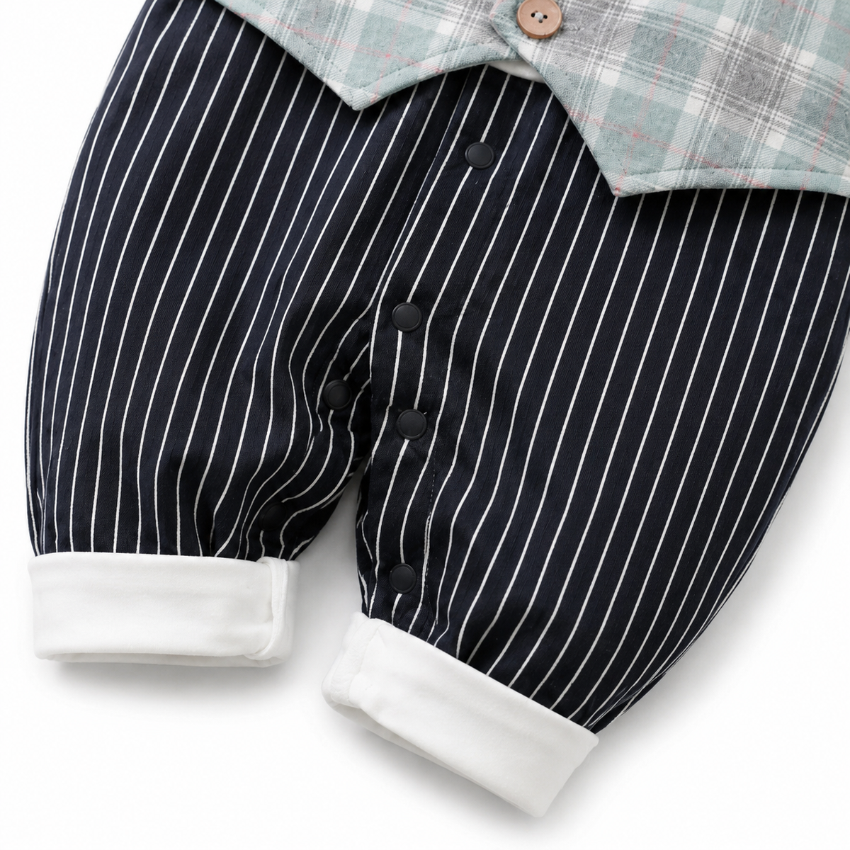 AMA™ Little Mint Gentleman Kids Romper