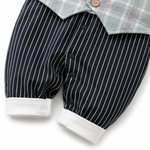 AMA™ Little Mint Gentleman Kids Romper