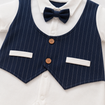 AMA™ Little Midnight Gentleman Kids Romper