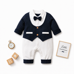 AMA™ Little Midnight Gentleman Kids Romper