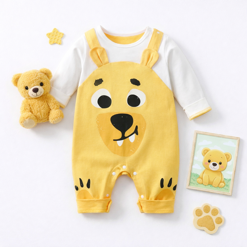 AMA™ Little Sunny Bear Kids Romper