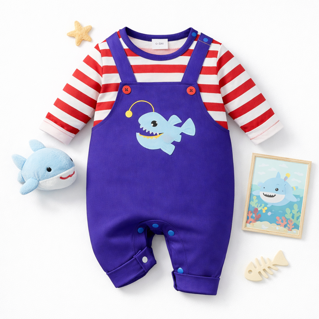 AMA™ Little Anglerfish Kids Onesie