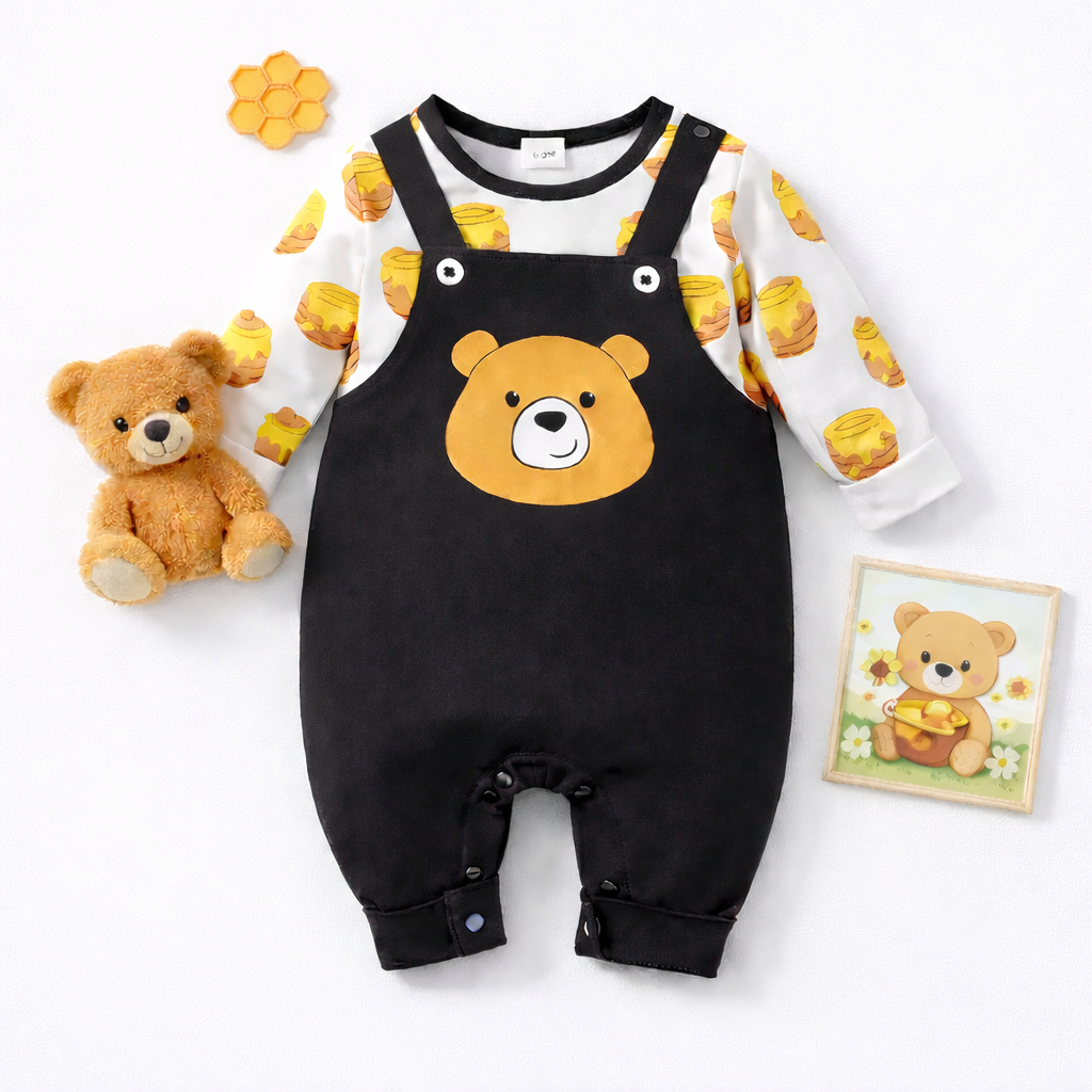 AMA™ Little Honey Bear Kids Romper