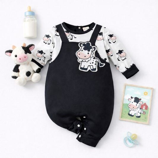 AMA™ Little Moo Cow Kids Onesie