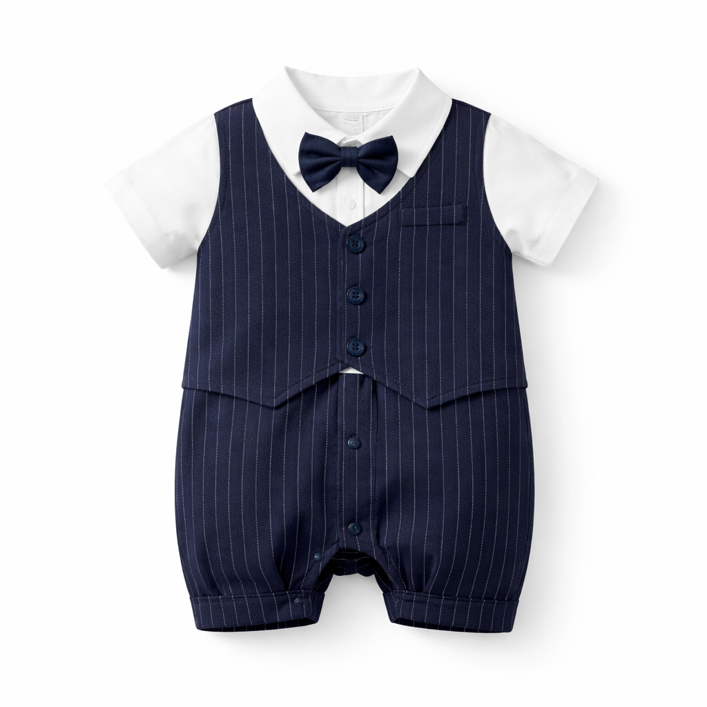 AMA™ Little Gentleman Bowtie Kids Onesie