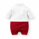 AMA™ Little Red Gentleman Kids Romper