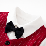 AMA™ Little Red Gentleman Kids Romper