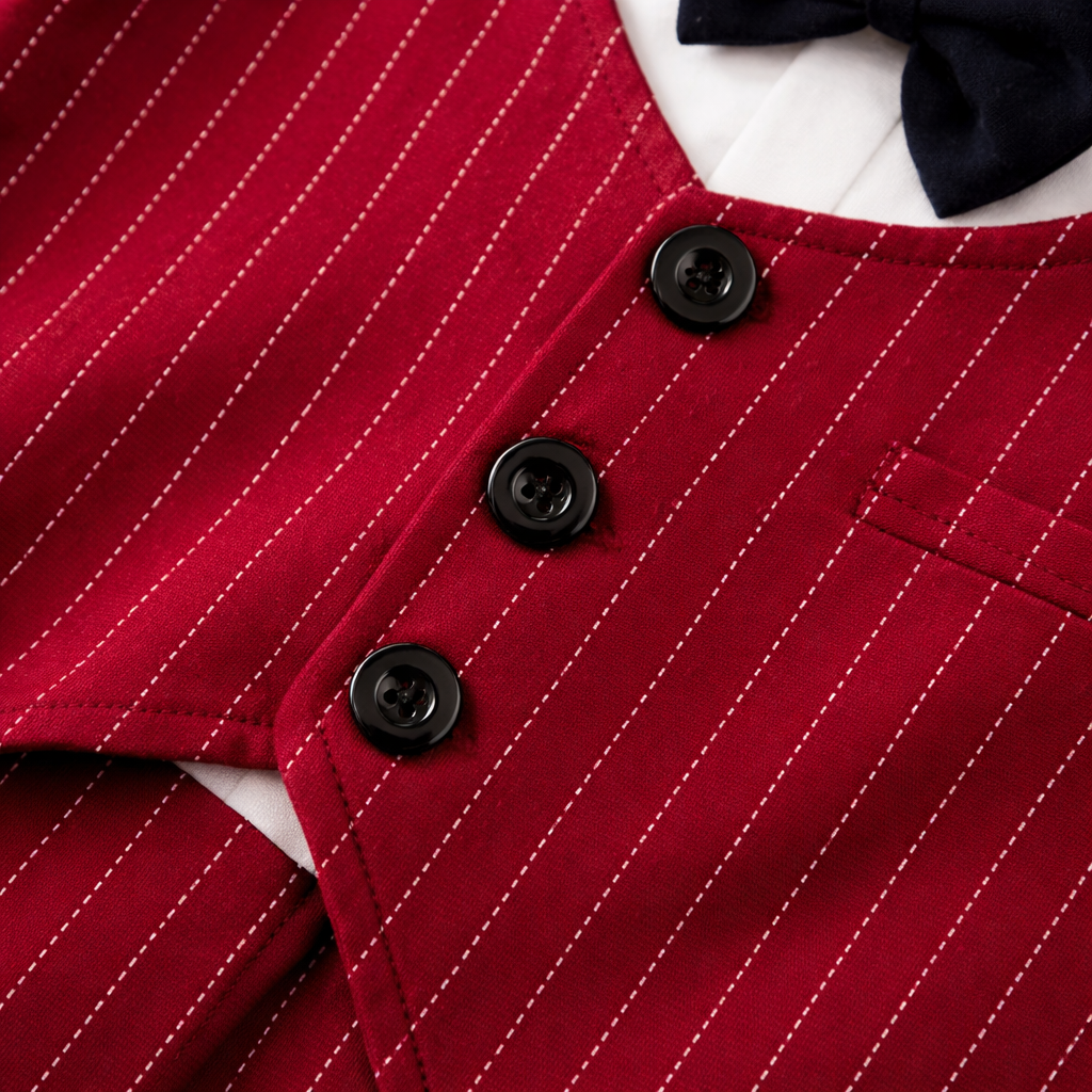 AMA™ Little Red Gentleman Kids Onesie