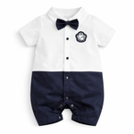 AMA™ Little Sailor Gentleman Kids Romper
