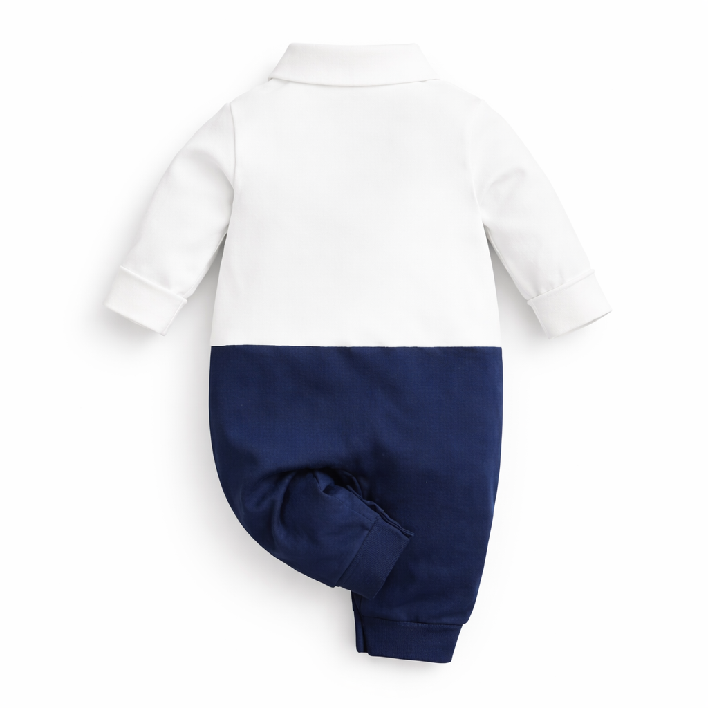 AMA™ Little Argyle Gentleman Kids Romper