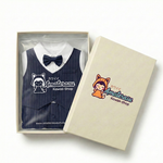 AMA™ Little Gentleman Bowtie Kids Romper