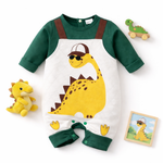 AMA™ Little Dino Explorer Kids Romper