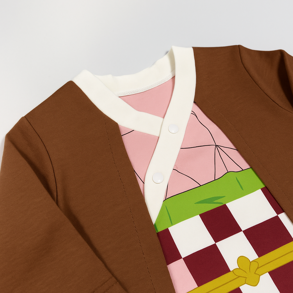 Little Nezuko Kids Cosplay Bodysuit