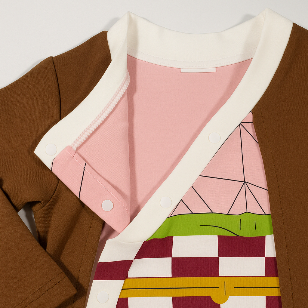 Little Nezuko Kids Cosplay Bodysuit