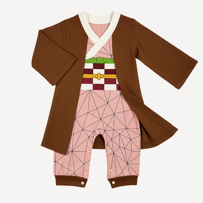 Little Nezuko Kids Cosplay Bodysuit