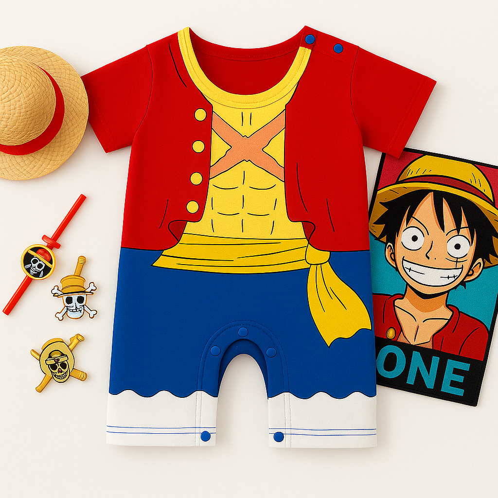 AMA™ Little Luffy Fullcover Kids Onesie