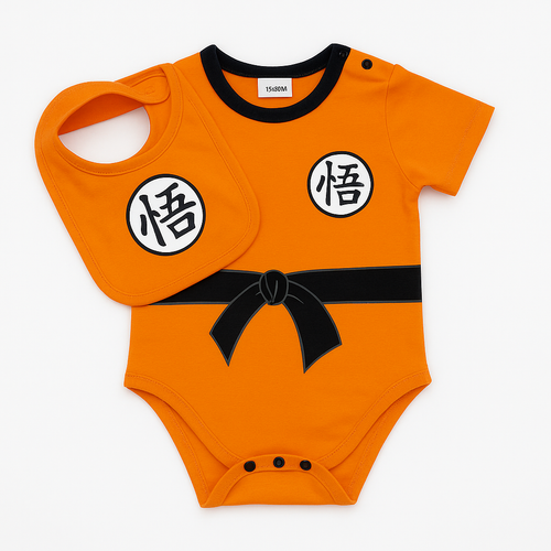 AMA™ Little Goku Short Sleeve Bodysuit