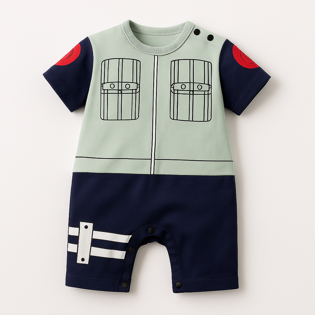 AMA™ Little Kakashi Short Sleeve Bodysuit