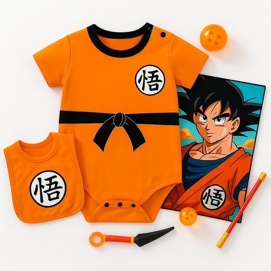 AMA™ Little Goku Short Sleeve Bodysuit