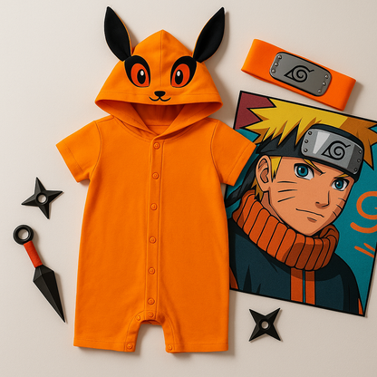 AMA™ Little Kurama Fullcover Kids Onesie