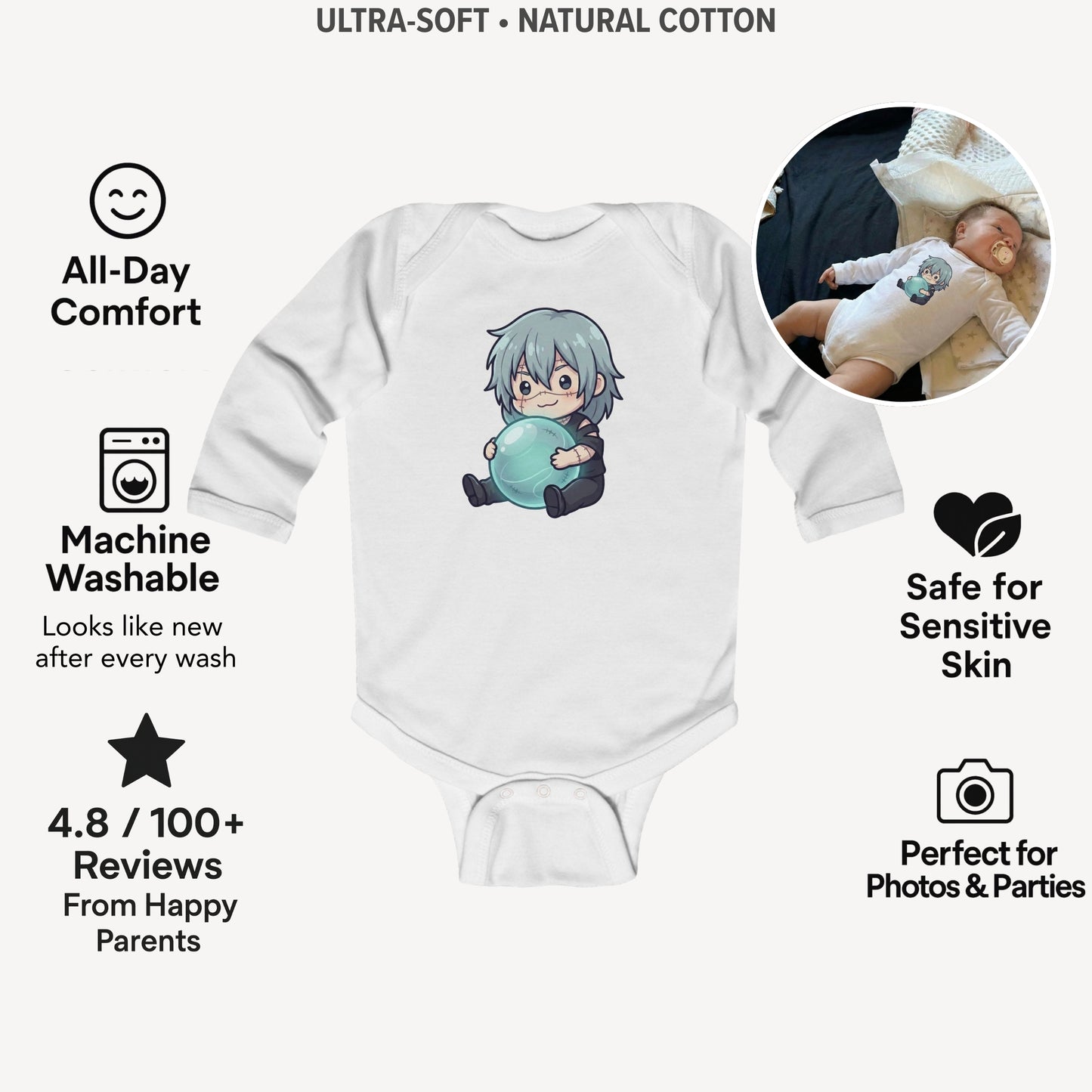 AMA™ Little Mahito Kids Bodysuit