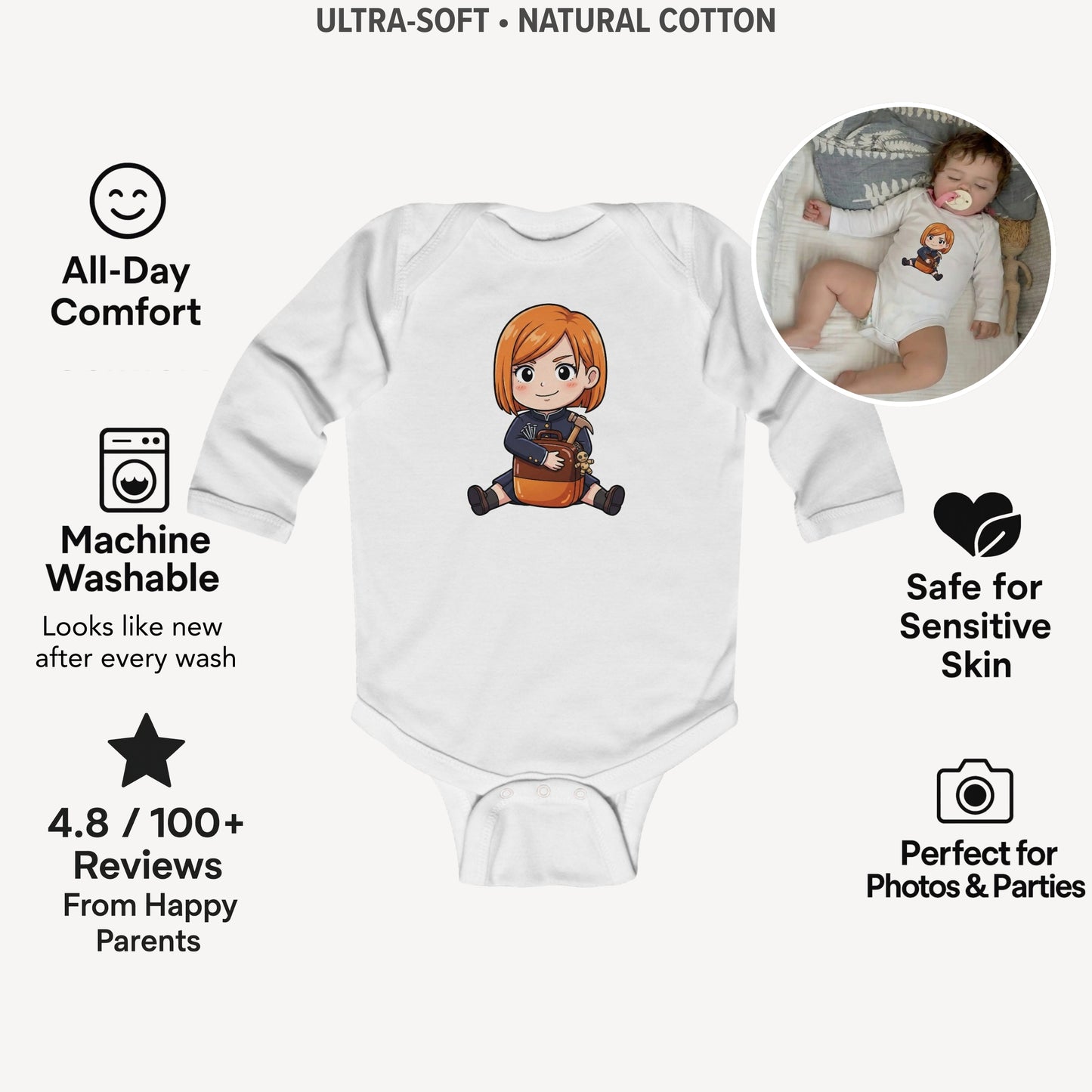 AMA™ Little Nobara Kids Bodysuit