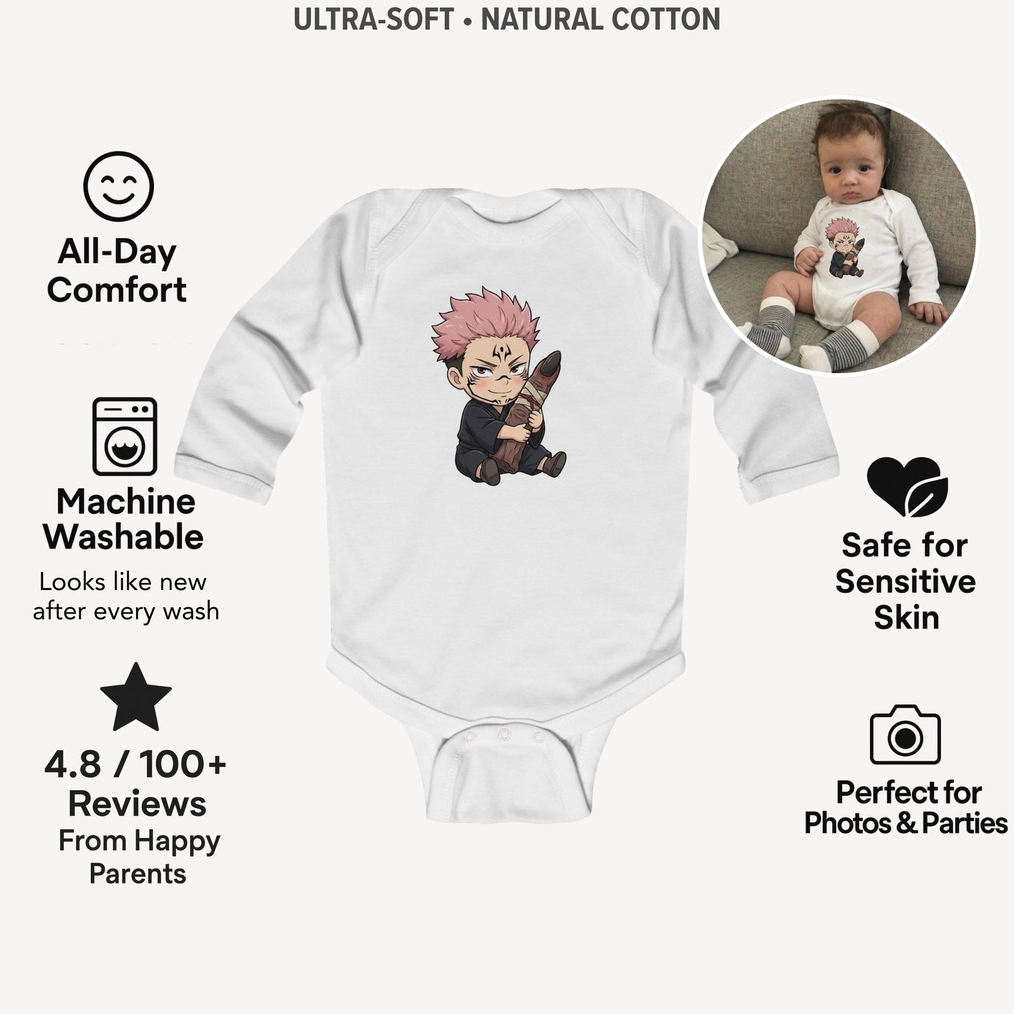 AMA™ Little Sukuna Kids Bodysuit