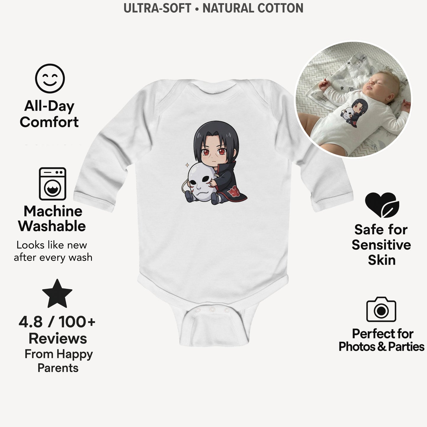 AMA™ Little Itachi Kids Bodysuit