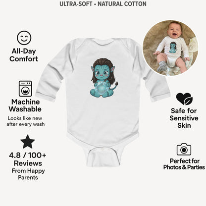 AMA™ Сhibi Jake Sully Kids Bodysuit