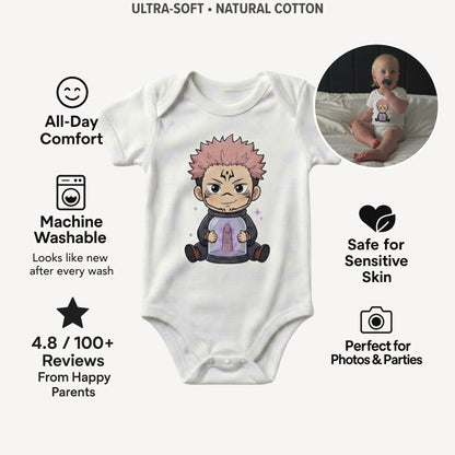 AMA™ Сhibi Sukuna Kids Bodysuit