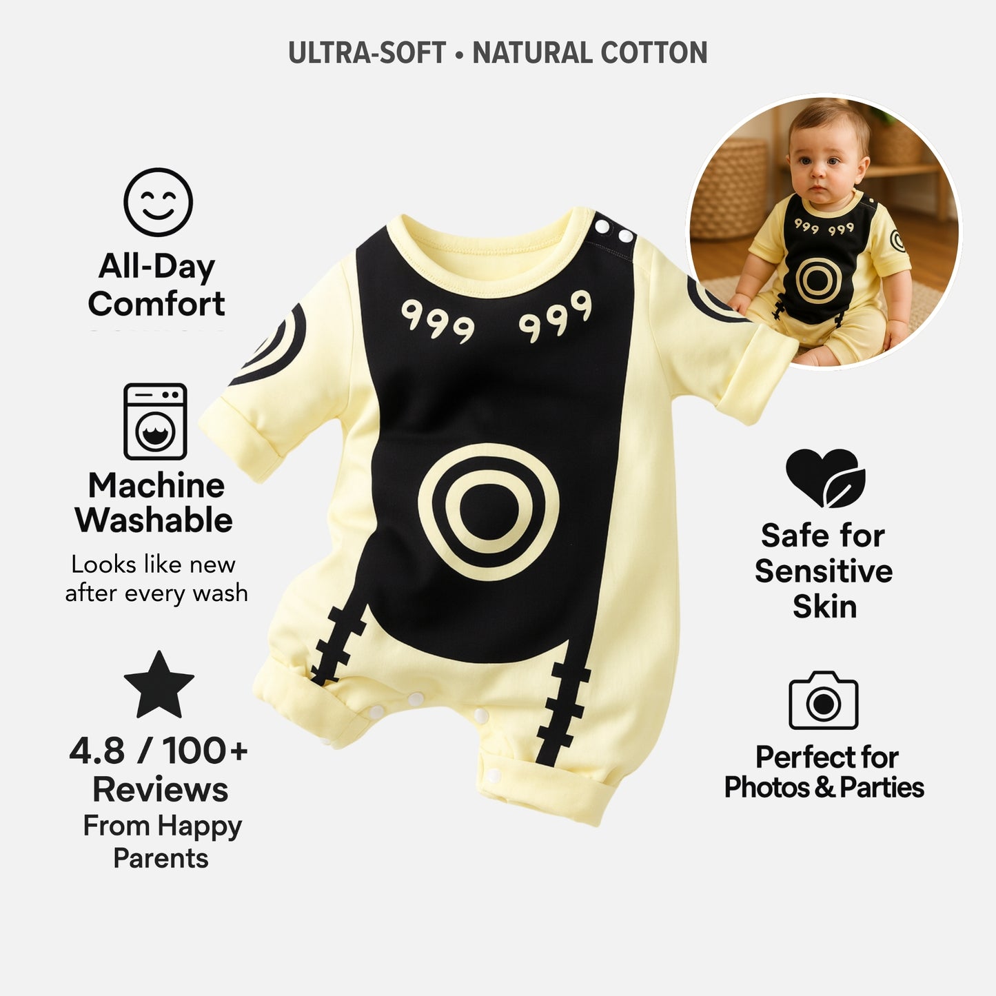AMA™ Little Naruto Fullcover Bodysuit