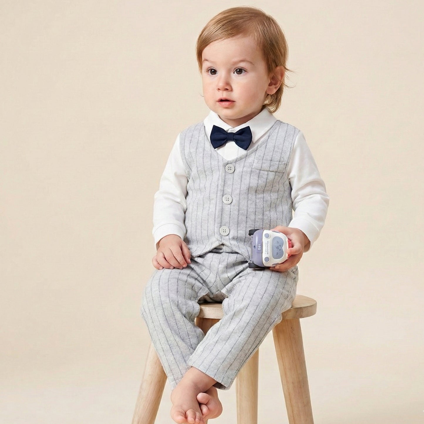 AMA™ Little Silver Gentleman Kids Onesie