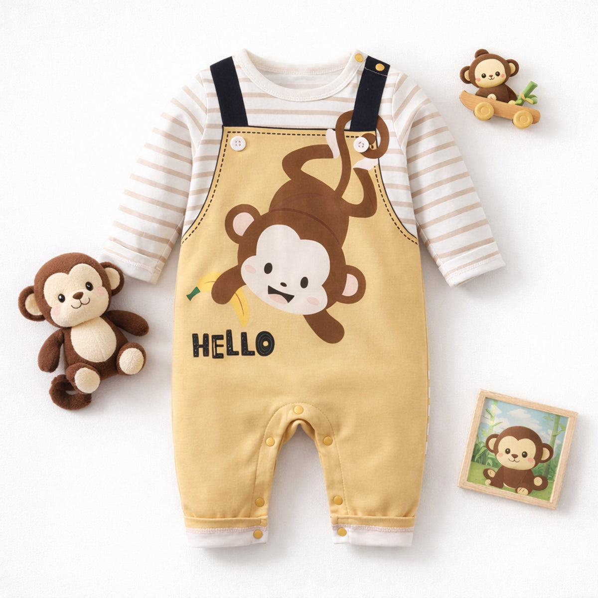 AMA™ Little Monkey Kids Romper