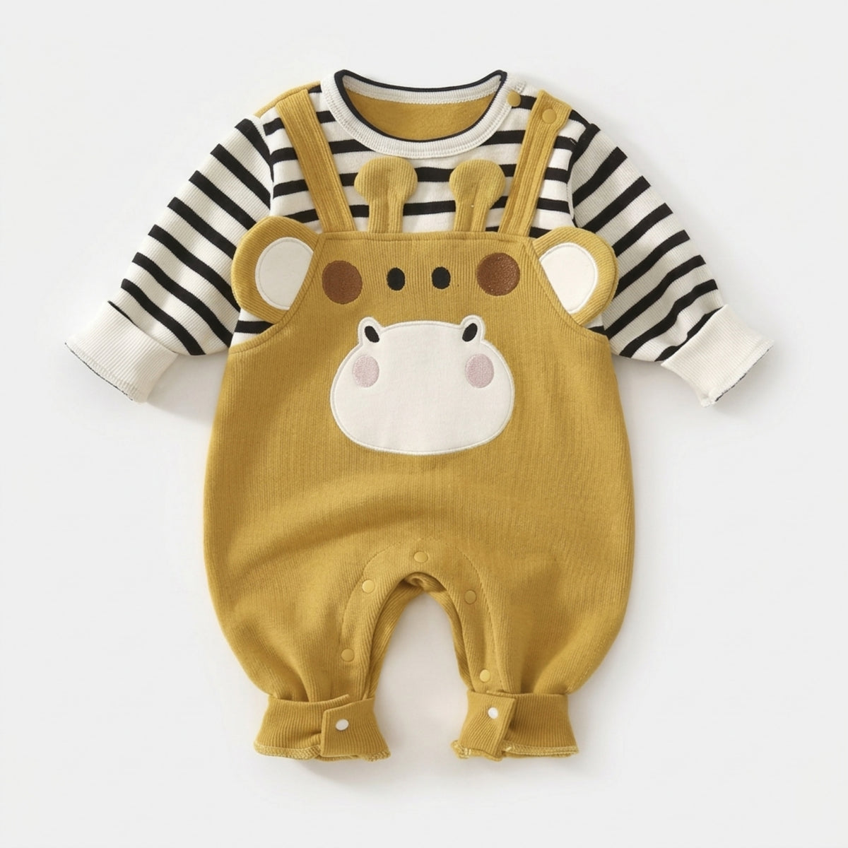 AMA™ Little Giraffe Charm Kids Romper