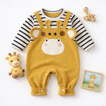 AMA™ Little Giraffe Charm Kids Romper