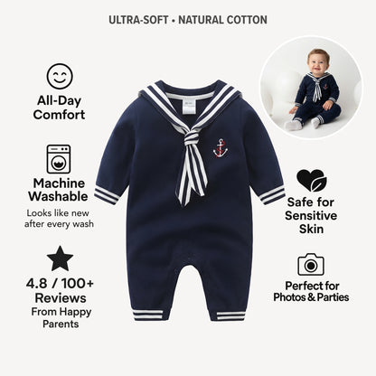 AMA™ Little Navy Sailor Kids Onesie